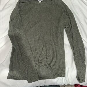 BKE Sage Green Knit Sweater